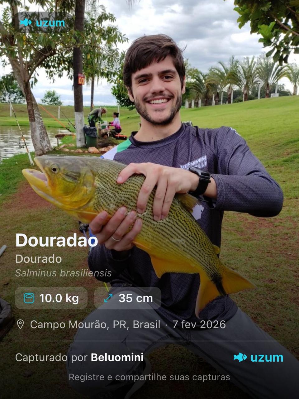 Card de captura compartilhável do Uzum